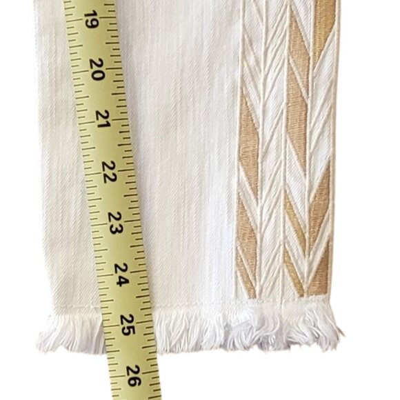 Adriano Goldschmied Mid-Rise Stilt Crop Cigarette Leg White Jean NEW - Picture 6 of 14